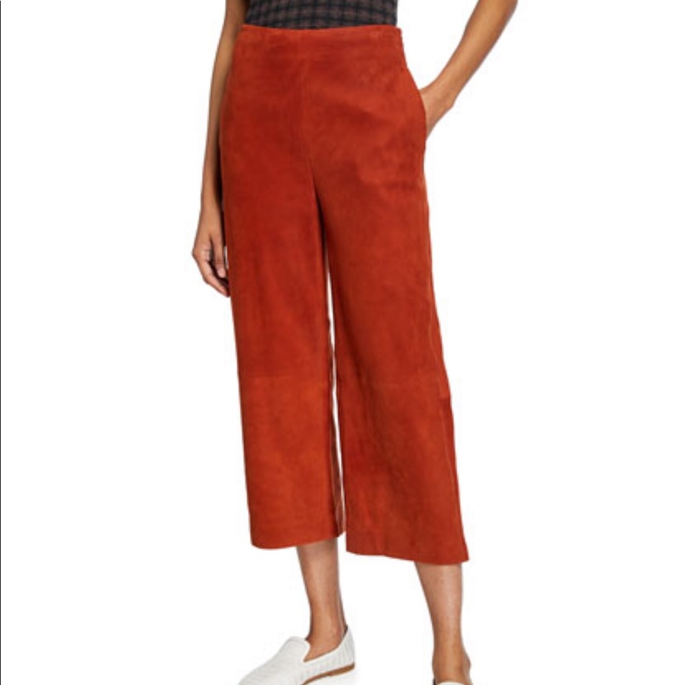 Genuine suede Vince culotte